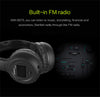 Wireless Headphones with built-in Microphone and FM Radio